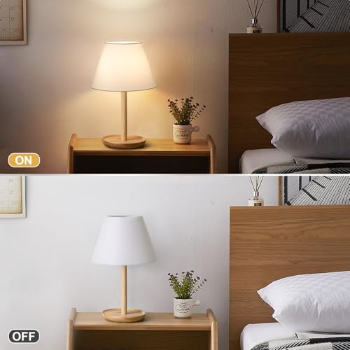 Small Lamp Shades Set of 2, 5.5 Top x 10 Bottom x 6.6 High, Small White Lamp Shades for Table Lamps, Fabric Lampshade Replacement for Bedside Lamp, Wall Sconces, Spider, Clip on Adapters Included